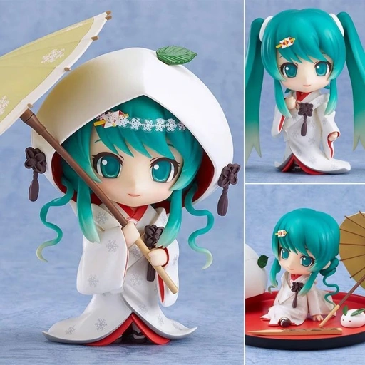 Image of Nendoroid Snow Miku - Ichigo / Strawberry White Kimono Ver. Vocaloid By Good Smile Company
