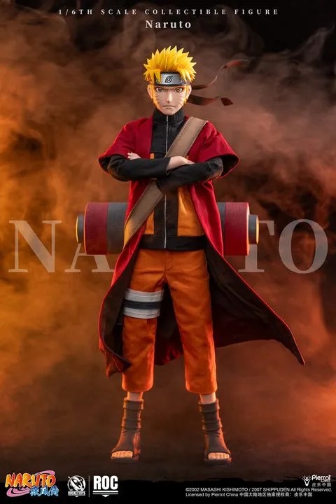 Action Figure 1/6 Uzumaki Naruto - Sage Mode Ver. Naruto Shippuden ROC011 By Rocket Toys