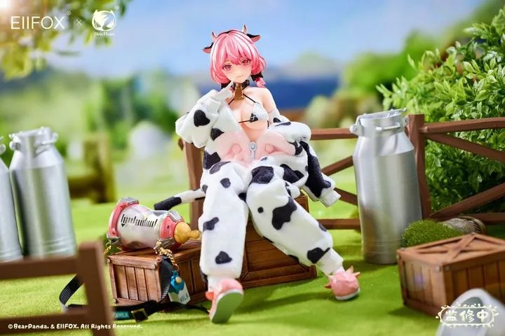 Action Figure 1/8 Cow Momo - Original Character By BearPanda x Eiifox