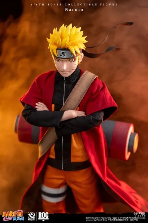 Action Figure 1/6 Uzumaki Naruto - Sage Mode Ver. Naruto Shippuden ROC011 By Rocket Toys