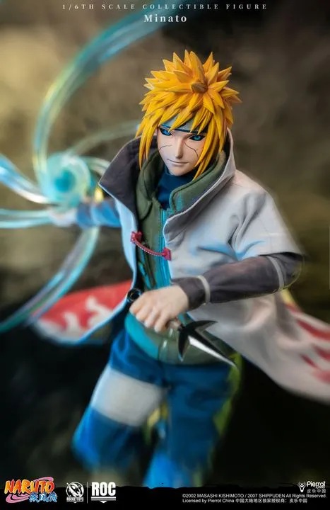 Action Figure 1/6 Namikaze Minato - Fourth Hokage Ver. Naruto Shippuden ROC015 By Rocket Toys