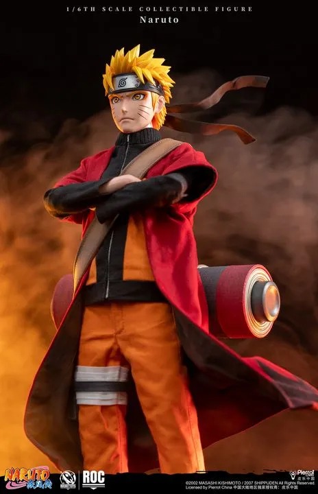 Action Figure 1/6 Uzumaki Naruto - Sage Mode Ver. Naruto Shippuden ROC011 By Rocket Toys