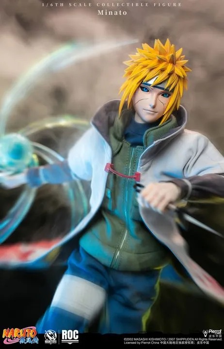 Action Figure 1/6 Namikaze Minato - Fourth Hokage Ver. Naruto Shippuden ROC015 By Rocket Toys