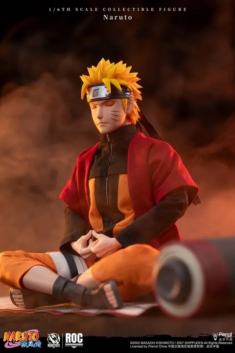 Action Figure 1/6 Uzumaki Naruto - Sage Mode Ver. Naruto Shippuden ROC011 By Rocket Toys