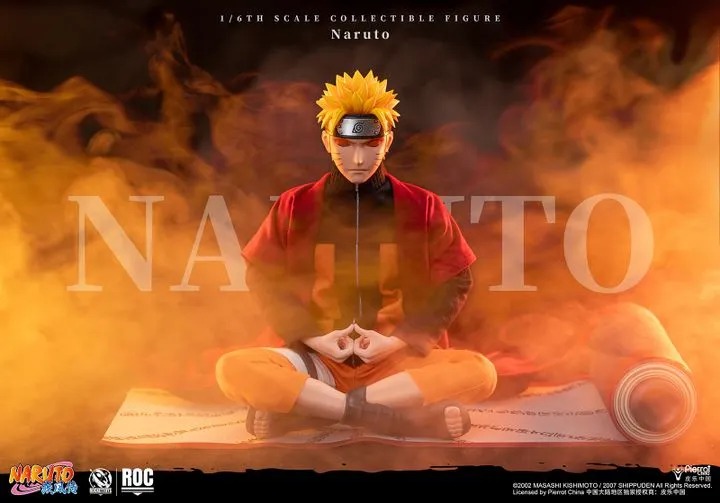 Action Figure 1/6 Uzumaki Naruto - Sage Mode Ver. Naruto Shippuden ROC011 By Rocket Toys