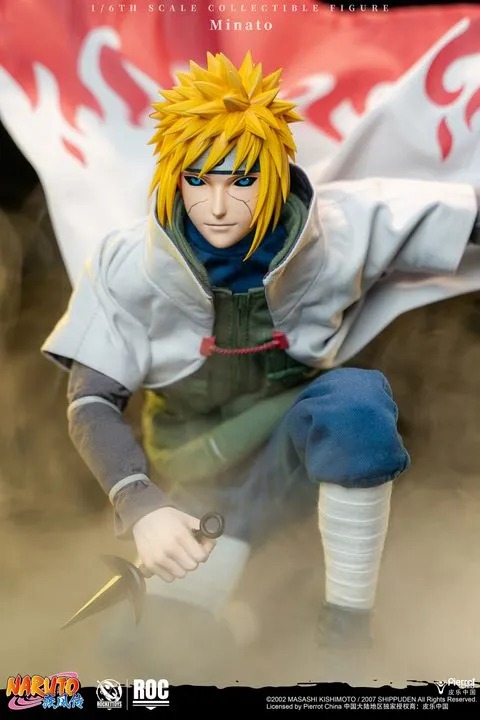 Action Figure 1/6 Namikaze Minato - Fourth Hokage Ver. Naruto Shippuden ROC015 By Rocket Toys