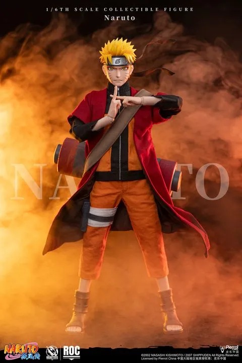 Action Figure 1/6 Uzumaki Naruto - Sage Mode Ver. Naruto Shippuden ROC011 By Rocket Toys