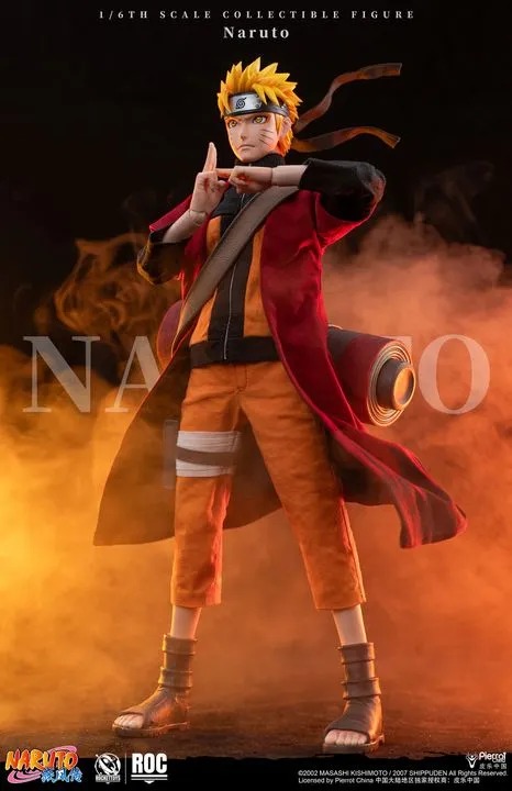 Action Figure 1/6 Uzumaki Naruto - Sage Mode Ver. Naruto Shippuden ROC011 By Rocket Toys