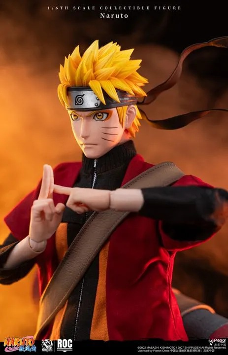 Action Figure 1/6 Uzumaki Naruto - Sage Mode Ver. Naruto Shippuden ROC011 By Rocket Toys