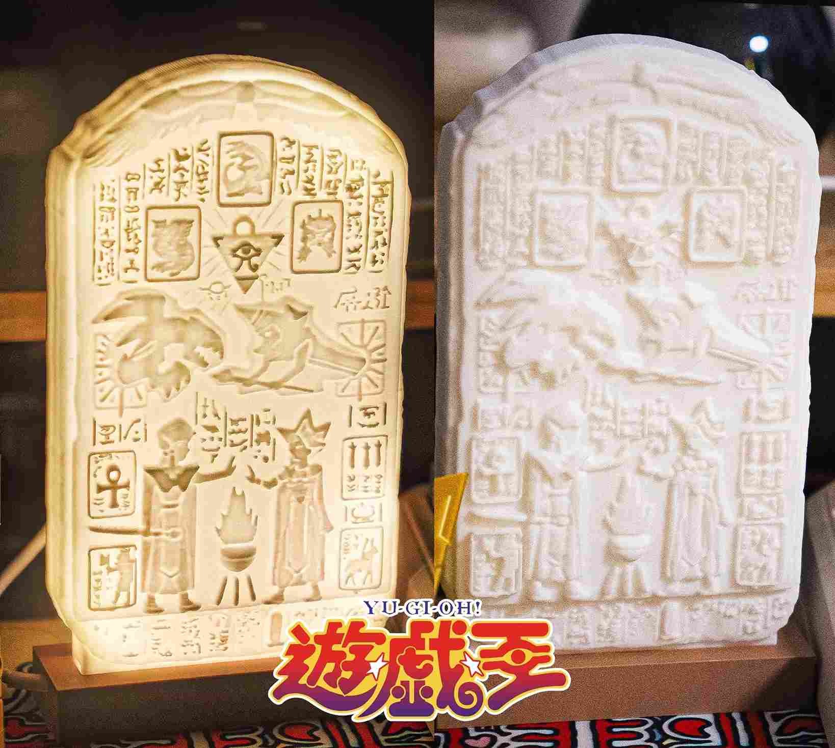 Ancient Stone Tablet of Lost Memories Night Lamp Diorama Atem vs Seto Firaun Tablet Ver. - Yu-Gi-Oh