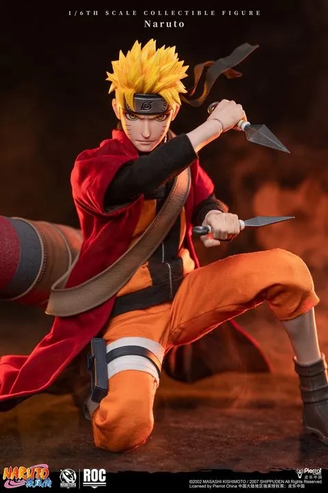 Action Figure 1/6 Uzumaki Naruto - Sage Mode Ver. Naruto Shippuden ROC011 By Rocket Toys