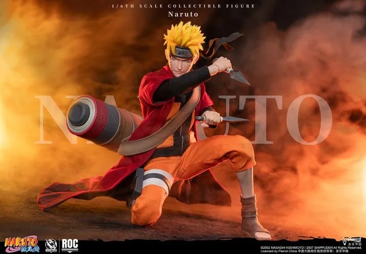 Action Figure 1/6 Uzumaki Naruto - Sage Mode Ver. Naruto Shippuden ROC011 By Rocket Toys
