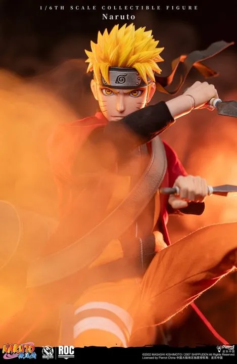 Action Figure 1/6 Uzumaki Naruto - Sage Mode Ver. Naruto Shippuden ROC011 By Rocket Toys