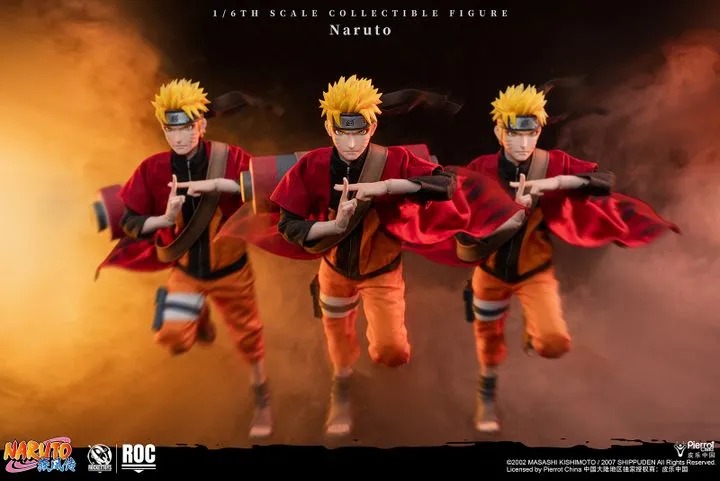 Action Figure 1/6 Uzumaki Naruto - Sage Mode Ver. Naruto Shippuden ROC011 By Rocket Toys