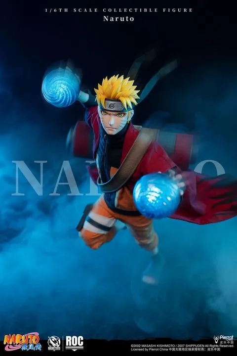 Action Figure 1/6 Uzumaki Naruto - Sage Mode Ver. Naruto Shippuden ROC011 By Rocket Toys