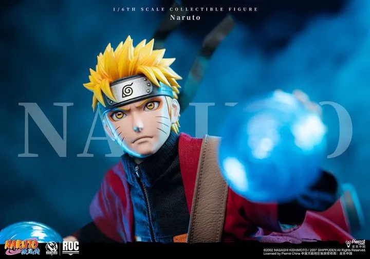 Action Figure 1/6 Uzumaki Naruto - Sage Mode Ver. Naruto Shippuden ROC011 By Rocket Toys