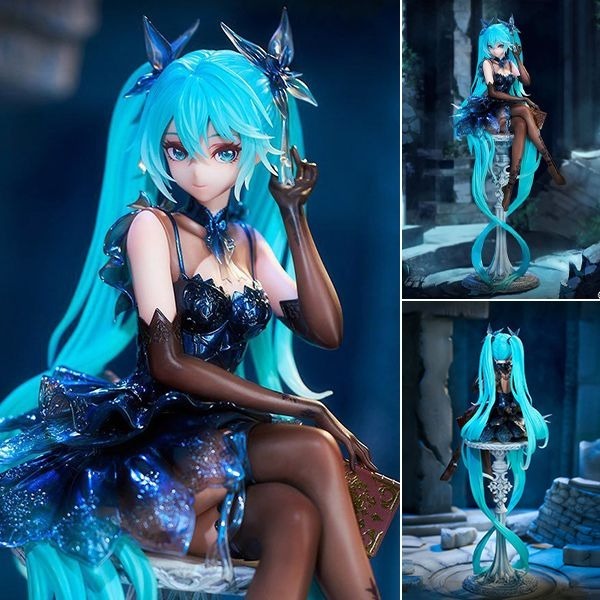 Scaled Figure 1/6 Hatsune Miku - Endless Night Ver. Vocaloid By Unique Art Studio