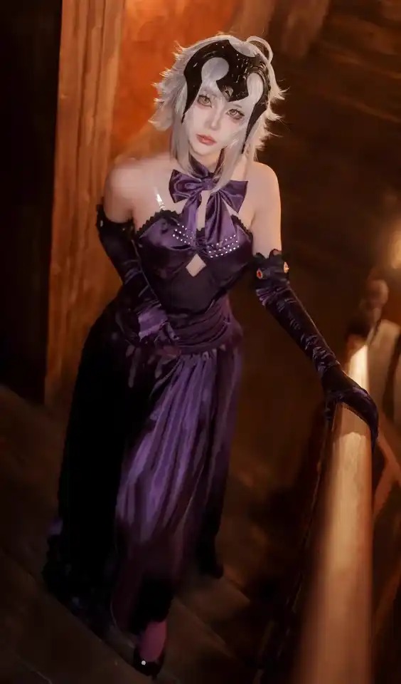 Cosplay Premium Costume Dress Jeanne d'Arc drunken virgin night dinner ver. - Fate Grand Order