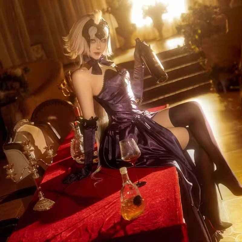 Cosplay Premium Costume Dress Jeanne d'Arc drunken virgin night dinner ver. - Fate Grand Order