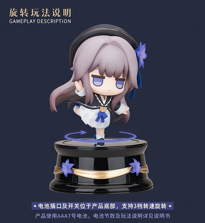 [READY STOCK ITEM] Mini Figure Herta Rotating Base Ver. - Honkai Star Rail (14cm) By APEX