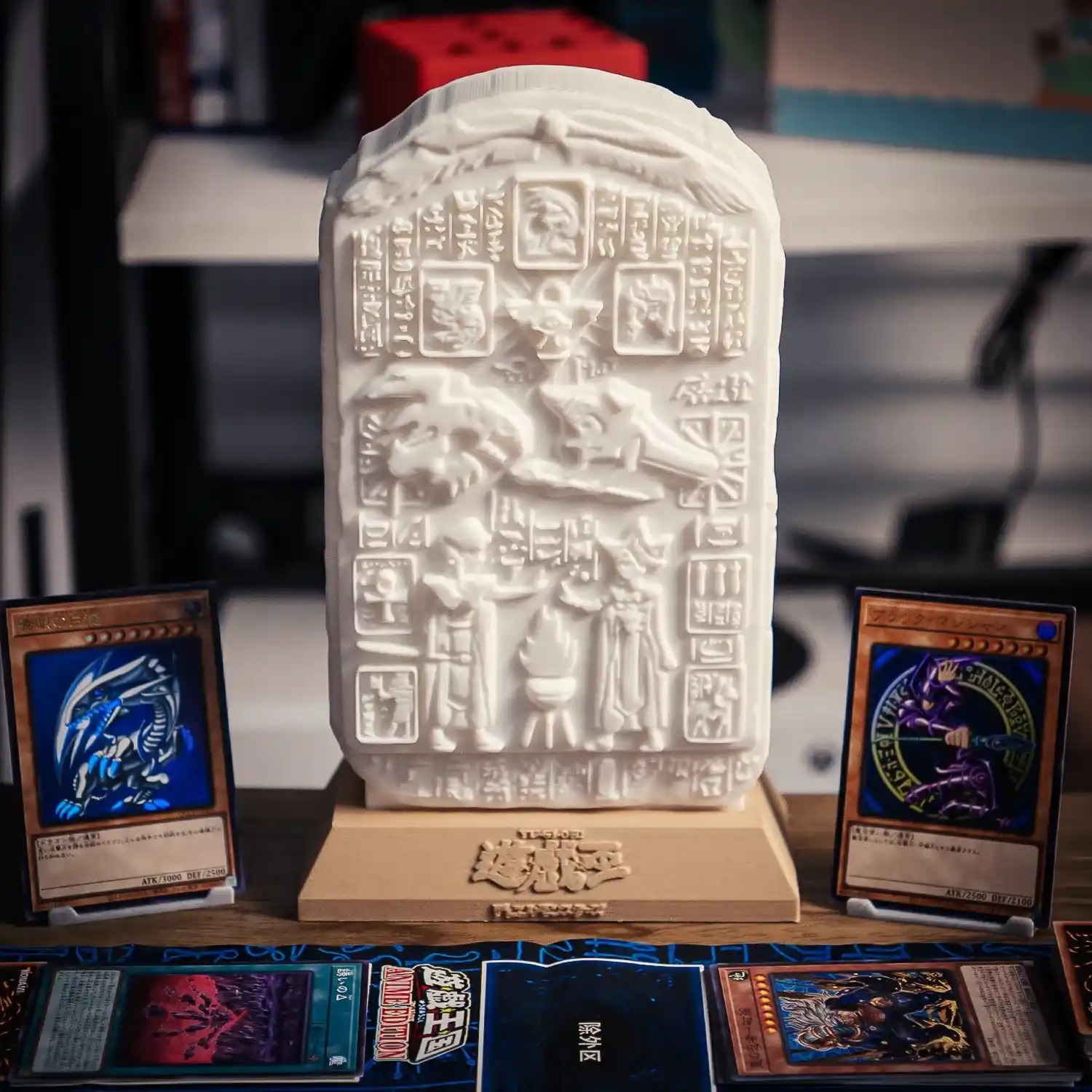 Ancient Stone Tablet of Lost Memories Night Lamp Diorama Atem vs Seto Firaun Tablet Ver. - Yu-Gi-Oh