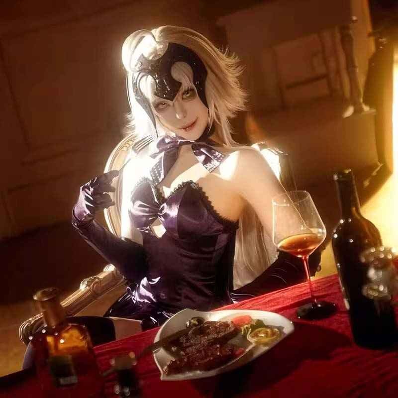 Cosplay Premium Costume Dress Jeanne d'Arc drunken virgin night dinner ver. - Fate Grand Order