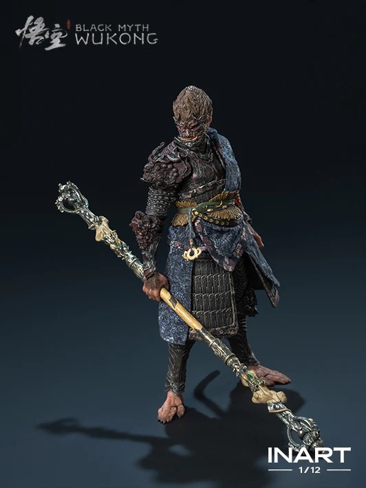 Action Figure 1/12 Sun Go Kong The Destined One Bronze Armor Set Ver. - Black Myth: Wukong By INART