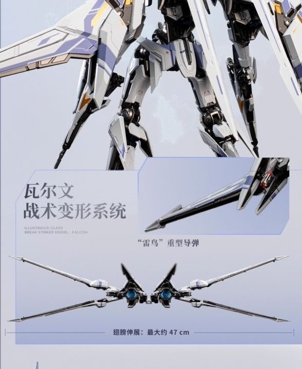 [READY STOCK ITEM] PROGENITOR EFFECT 1/100 Illustrious Class ZY0007 UBP-R02T Falcon - Mecha BREAK By MOSHOWTOYS