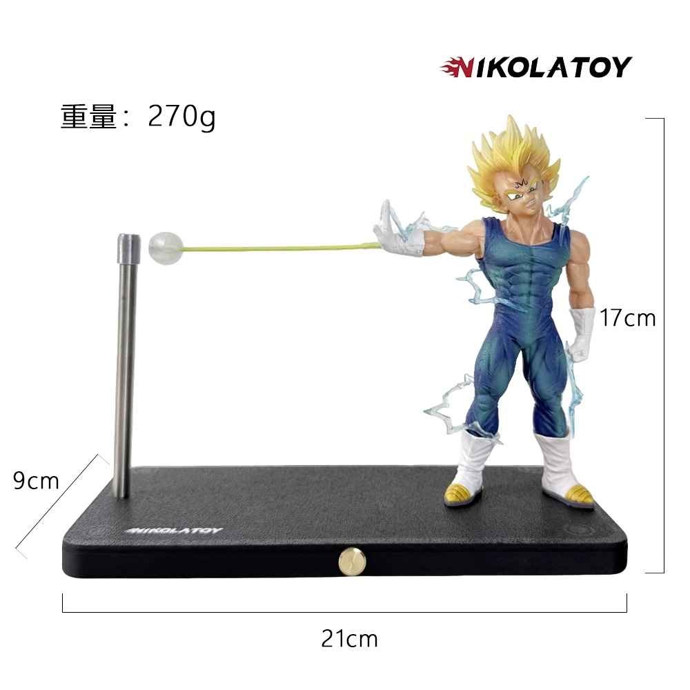 [With Magnetic LED] PVC Desktop Figure Super Saiyan Majin Vegeta Small Big Bang Attack Ver.  - Dragonball Z By Nikolatoy