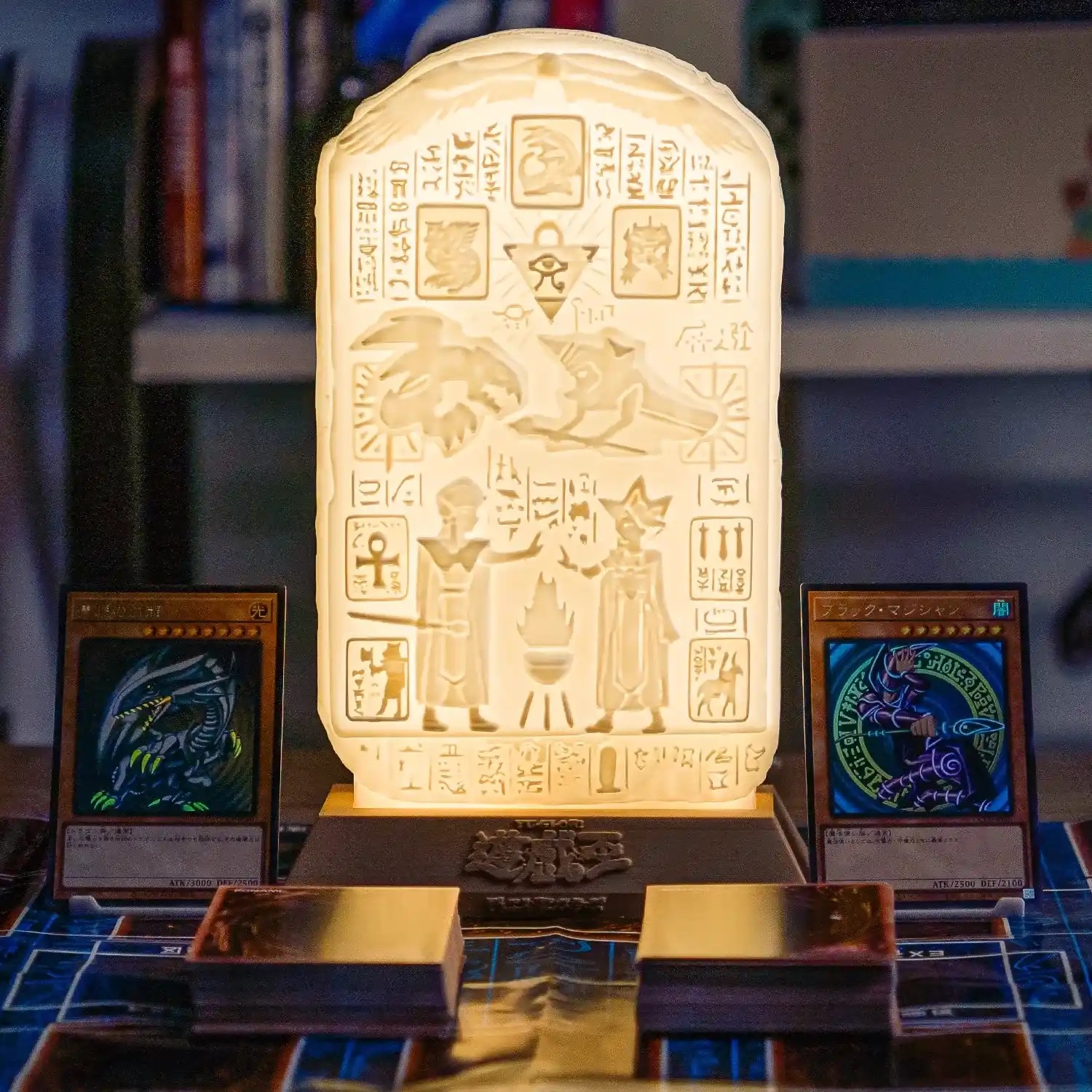 Ancient Stone Tablet of Lost Memories Night Lamp Diorama Atem vs Seto Firaun Tablet Ver. - Yu-Gi-Oh