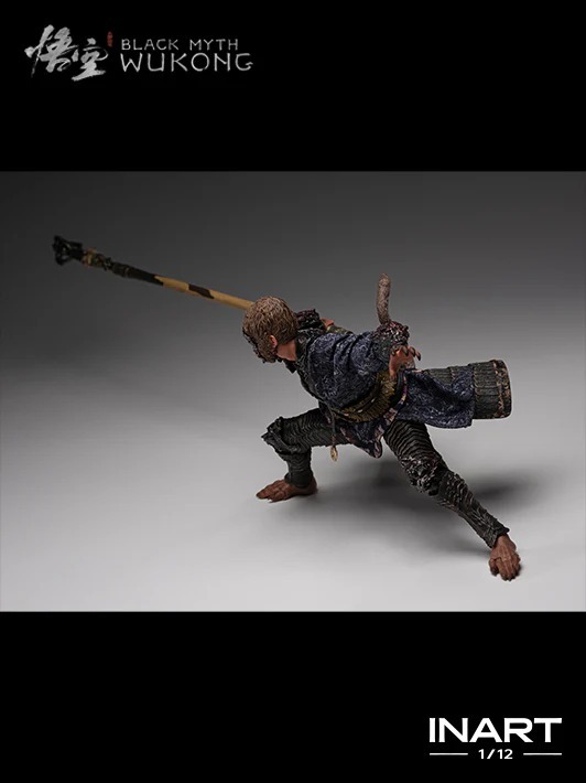 Action Figure 1/12 Sun Go Kong The Destined One Bronze Armor Set Ver. - Black Myth: Wukong By INART