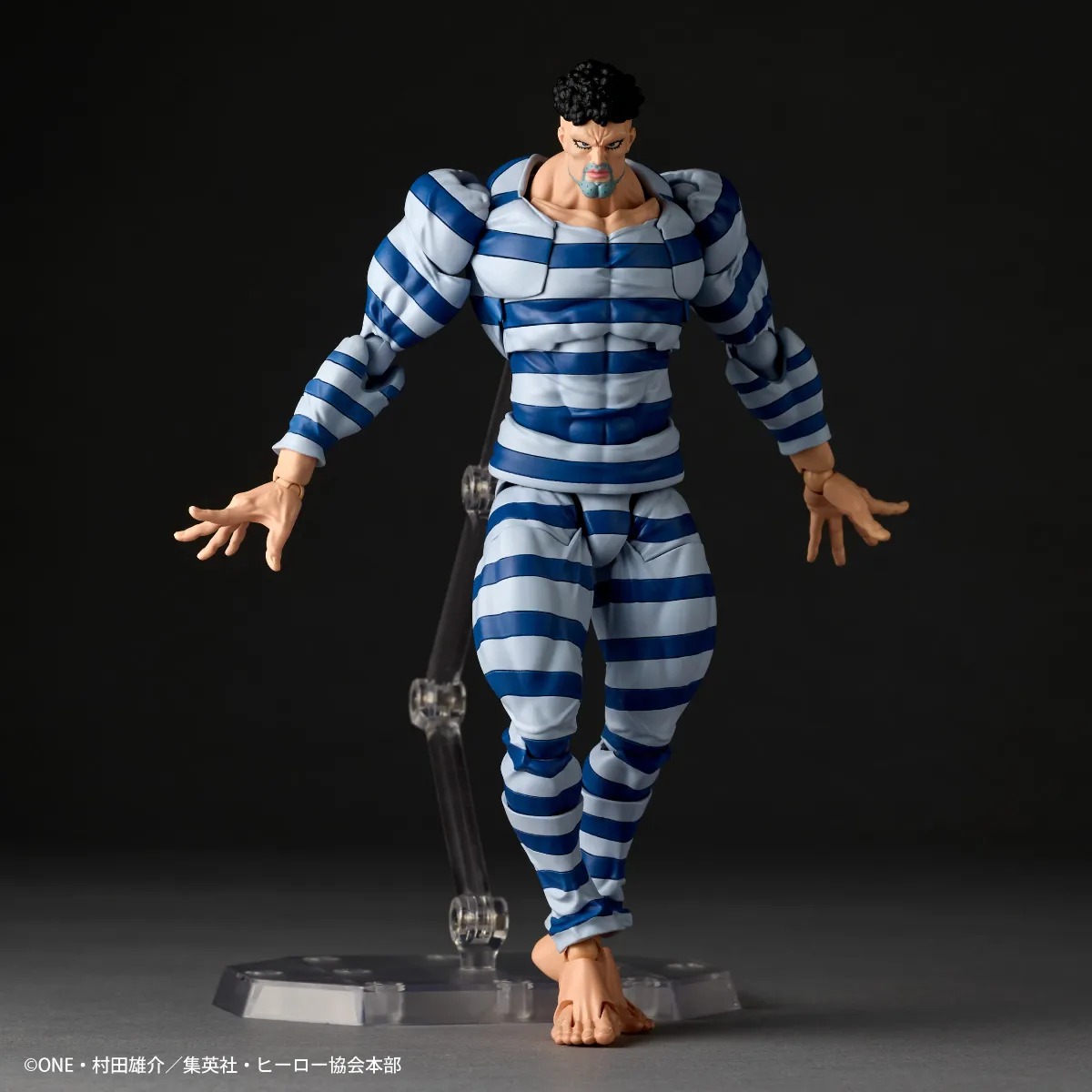Revoltech Amazing Yamaguchi Action Figure Puri Puri Prisoner - One Punch Man By Kaiyodo