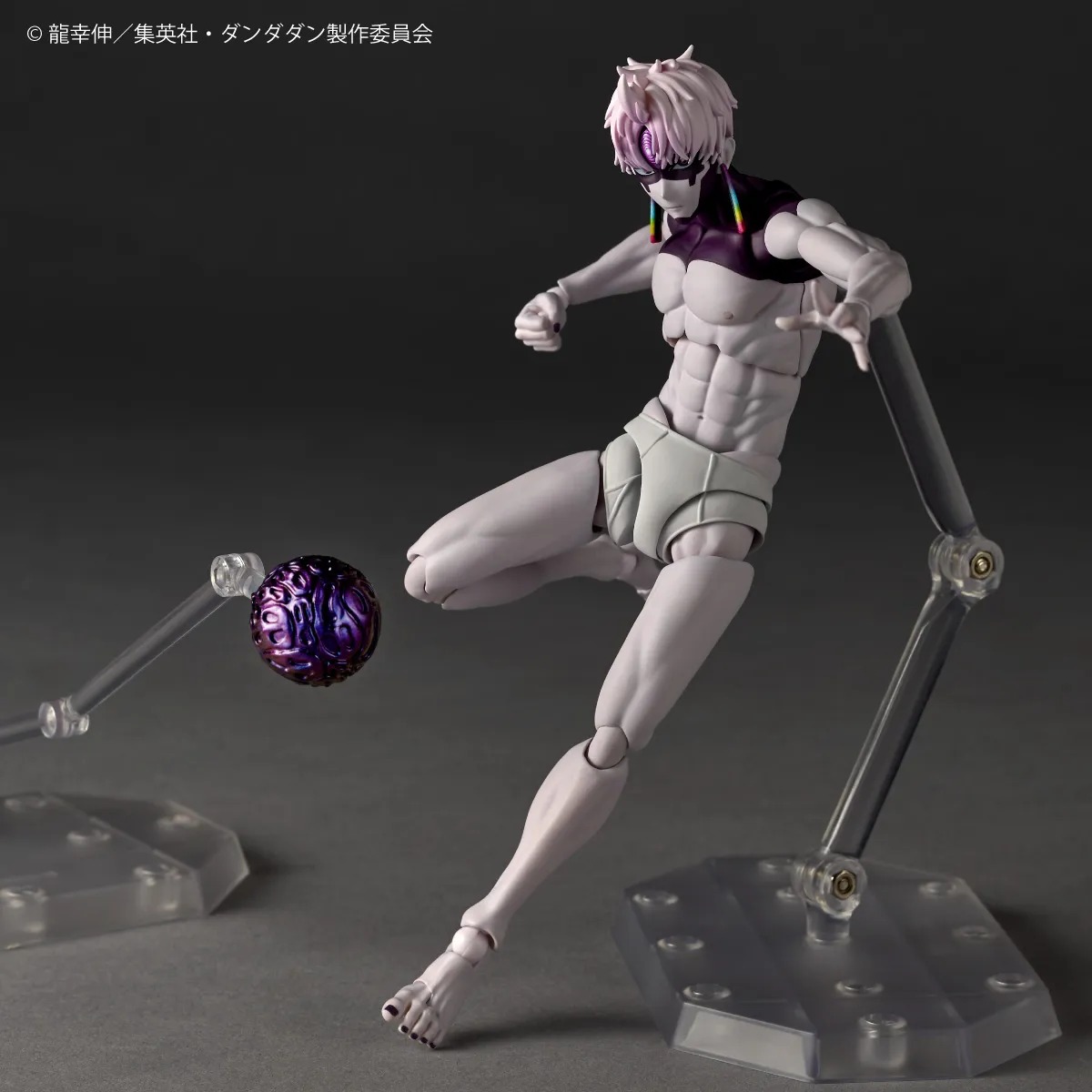 Revoltech Action Figure Jiji / Enjouji Jin - Transformed Ver. DanDaDan / Dan Da Dan By Kaiyodo