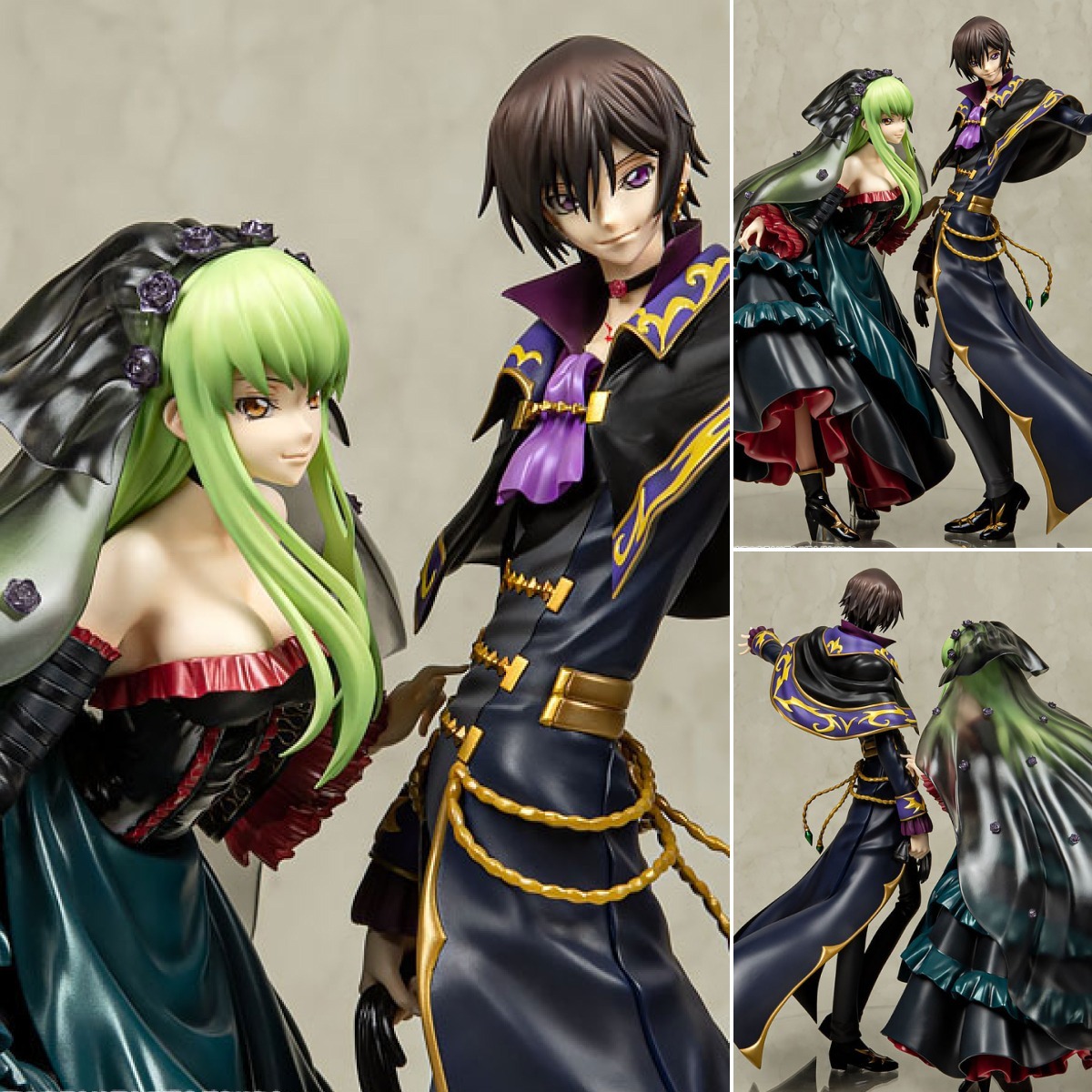 Precious G.E.M Figure L.L. / Lelouch Lamperouge & C.C. - 20th Anniversary Ver. Code Geass By MegaHouse