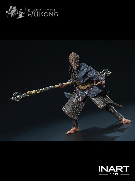 Action Figure 1/12 Sun Go Kong The Destined One Bronze Armor Set Ver. - Black Myth: Wukong By INART