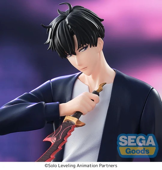 Xross Link Figure Sung Jin Woo / Shun Mizushino (17,5cm) & Cha Hae-In / Kosaka Shizuku (16cm) - Solo Leveling By SEGA