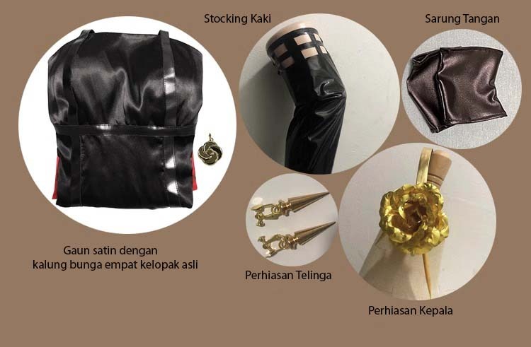 Premium Satin Cosplay Yor Forger - SPY x FAMILY