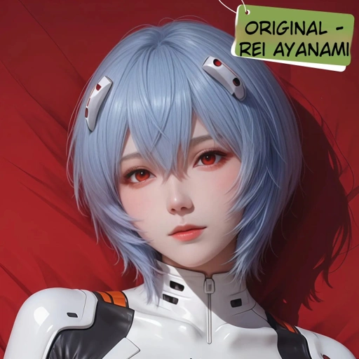 Image of Sarung Bantal Dakimakura 3D Art Pillow Cover Only Ayanami Rei - Evangelion By Otaku Kingdom