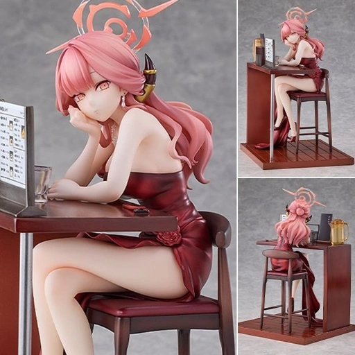 Image of Scaled Figure 1/7 Rikuhachima Aru (Dress) - Memorial Lobby Ver. Blue Archive By Solarain