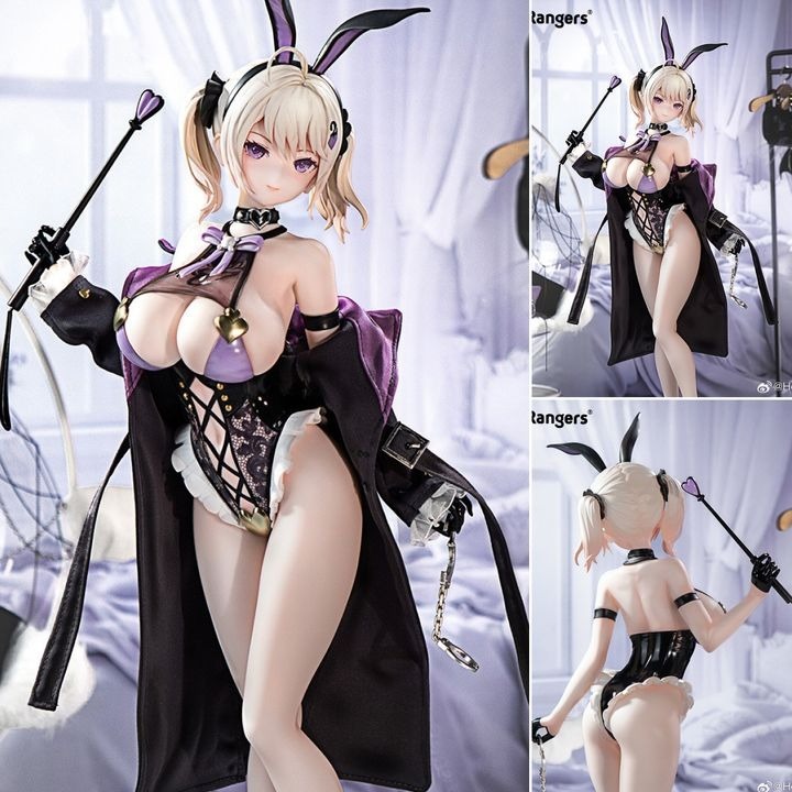 Scaled Figure 1/4 Black Bunny Doctrine Lithes - Illustration by Grandia By Hobby Rangers