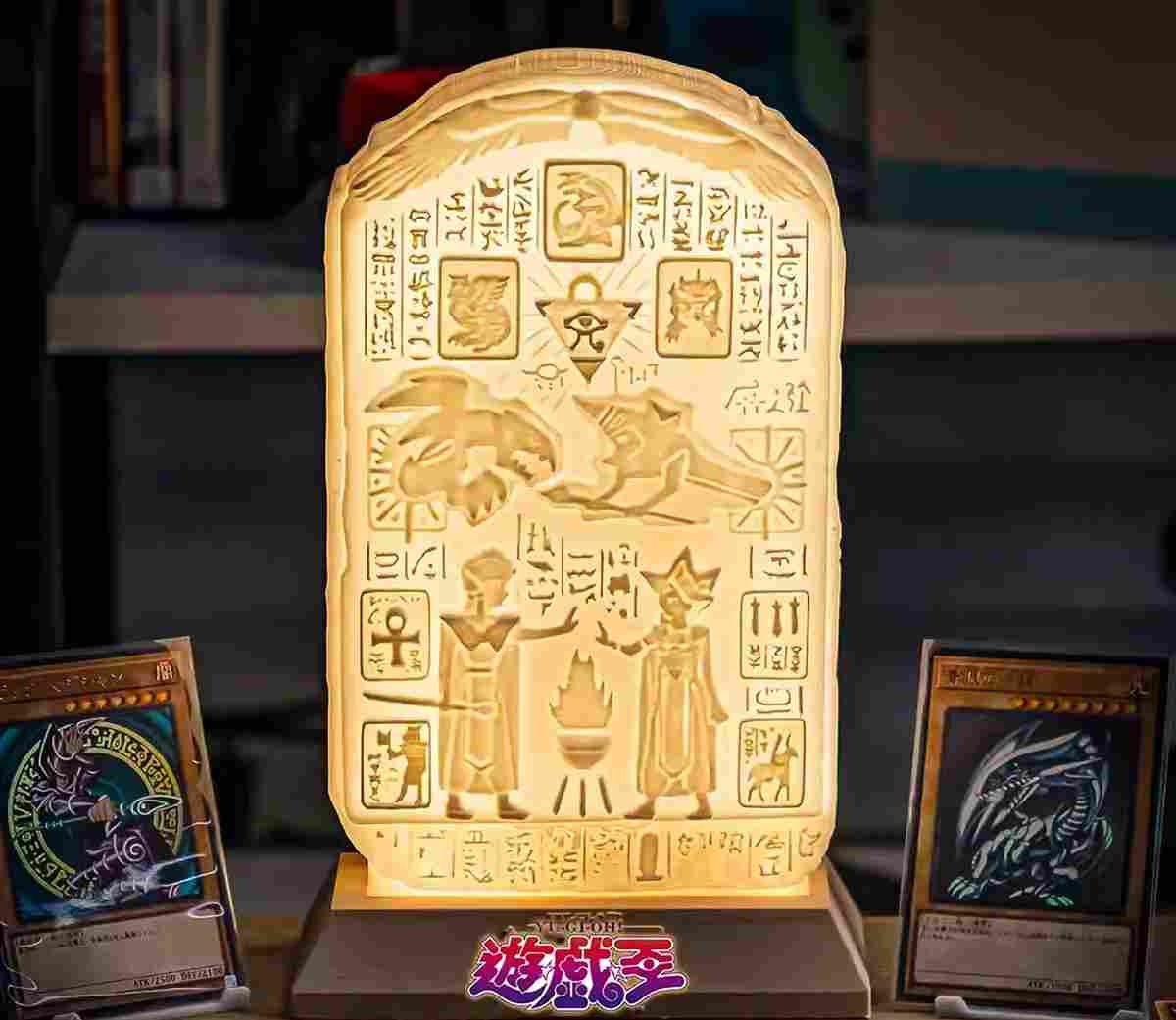 Ancient Stone Tablet of Lost Memories Night Lamp Diorama Atem vs Seto Firaun Tablet Ver. - Yu-Gi-Oh