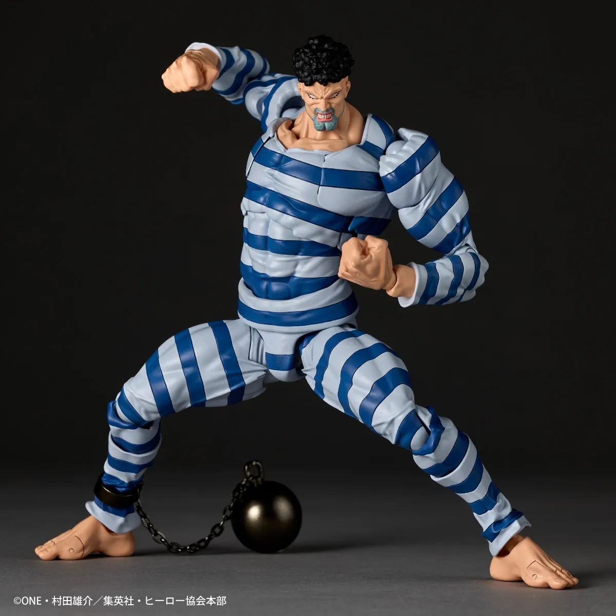Revoltech Amazing Yamaguchi Action Figure Puri Puri Prisoner - One Punch Man By Kaiyodo