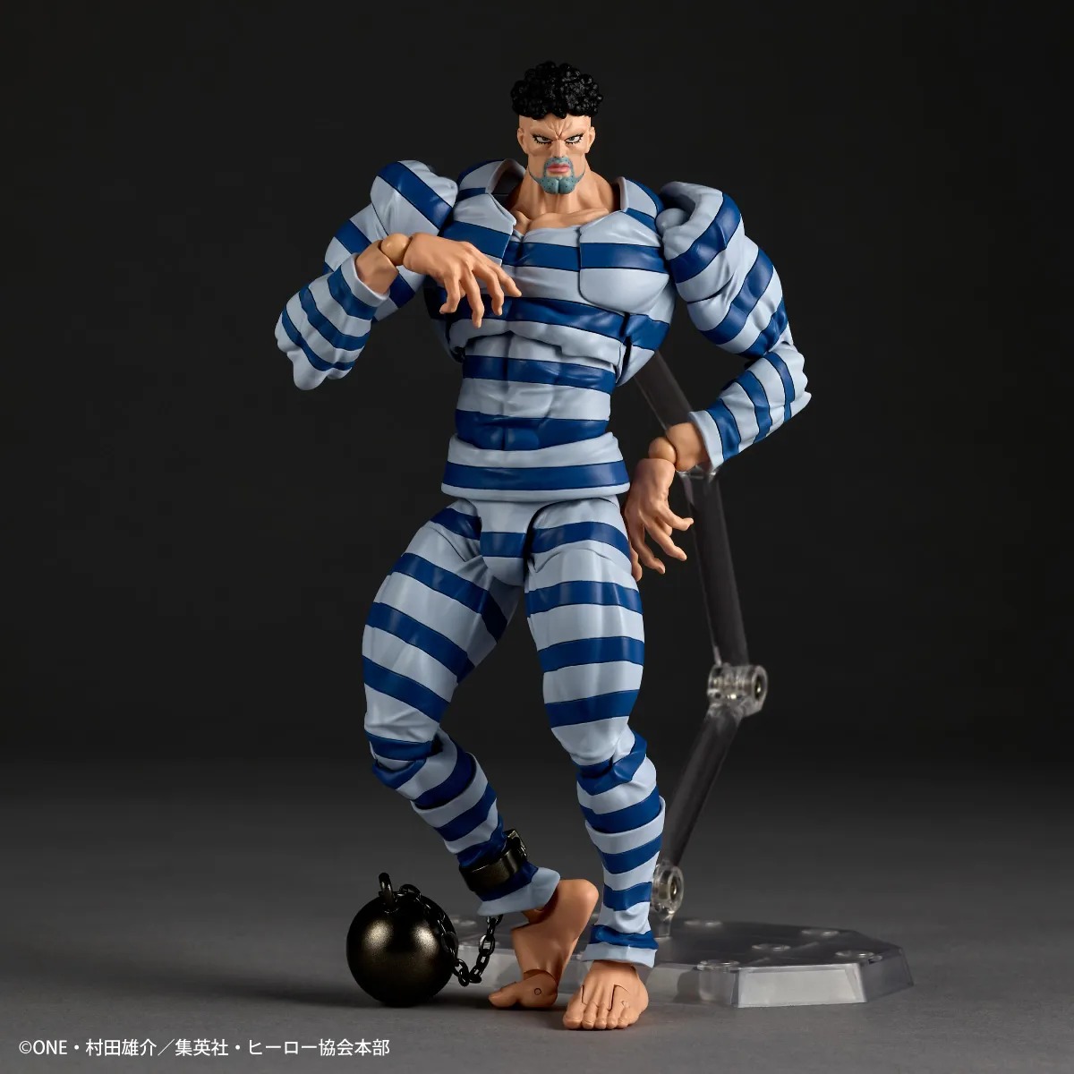 Revoltech Amazing Yamaguchi Action Figure Puri Puri Prisoner - One Punch Man By Kaiyodo