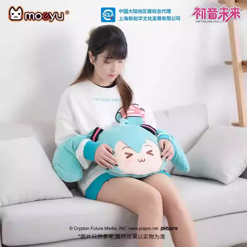 Multifunctional Pillow & Blanket Hatsune Miku Squinty Eyes Series By Moeyu