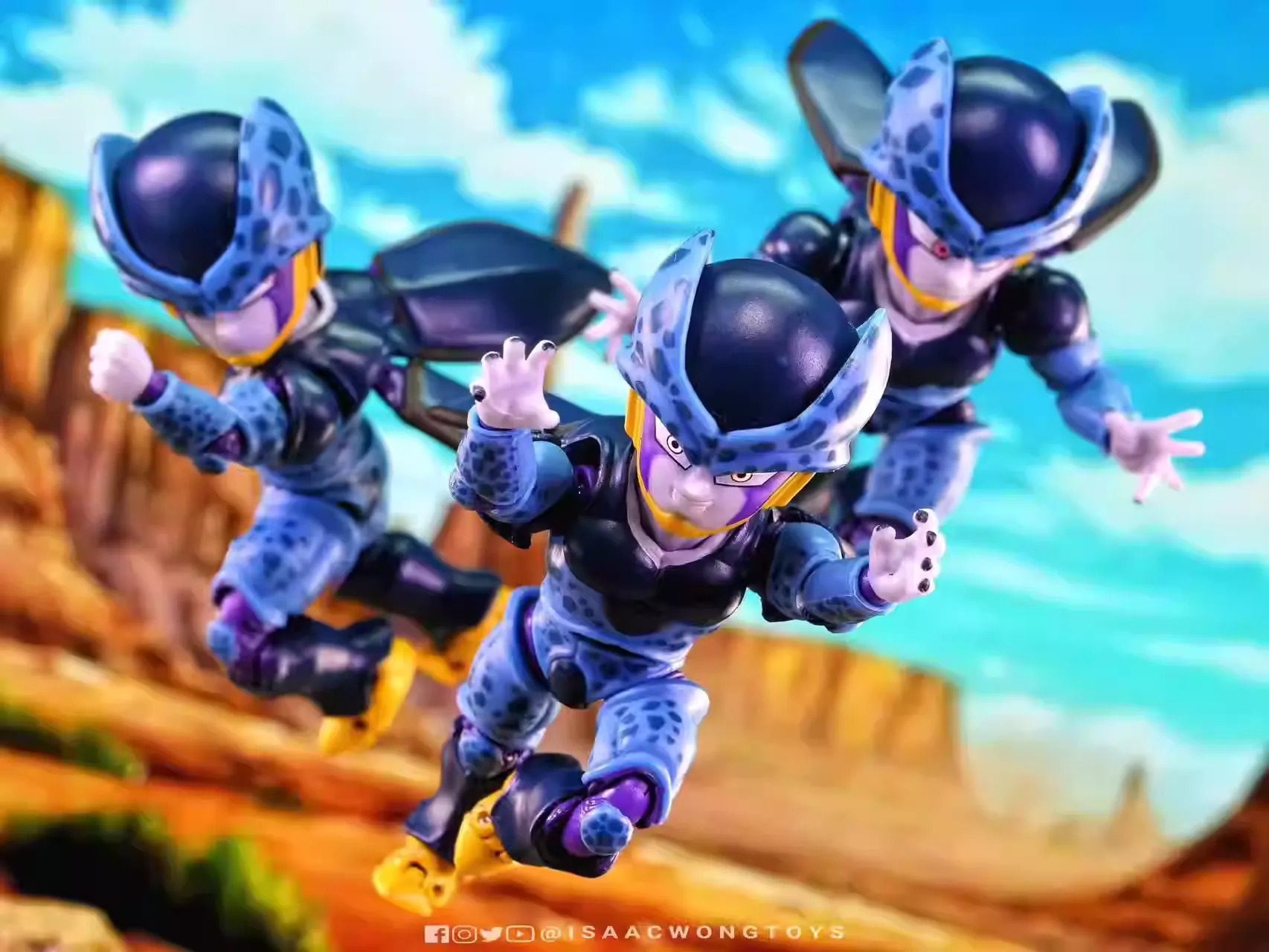 Action Figure 1/12 Trio Cell Junior + Accessories Pack - Dragonball Z By Third Party KW Studio Not Bandai SHF