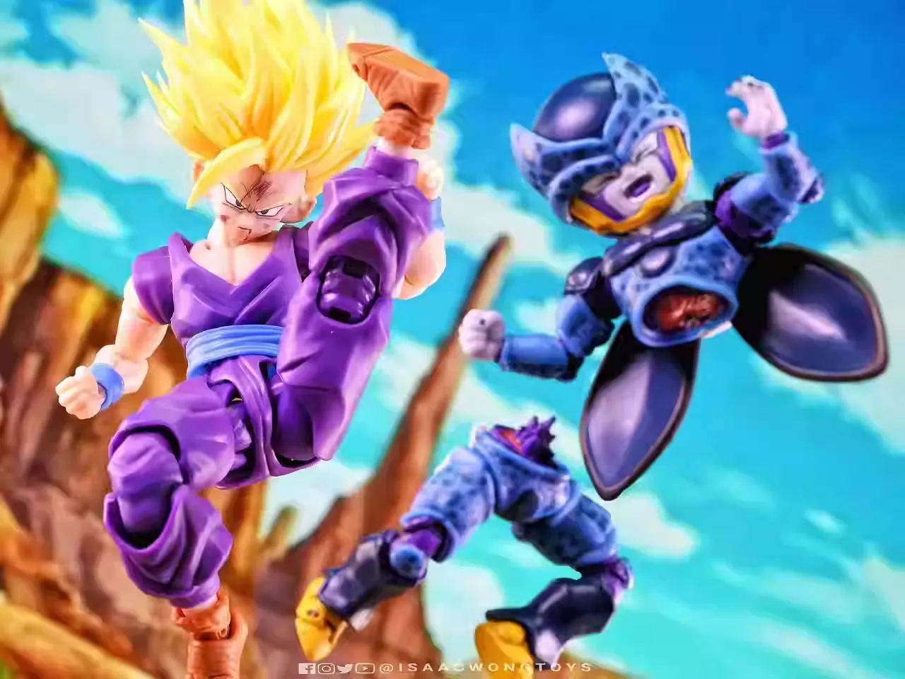 Action Figure 1/12 Trio Cell Junior + Accessories Pack - Dragonball Z By Third Party KW Studio Not Bandai SHF