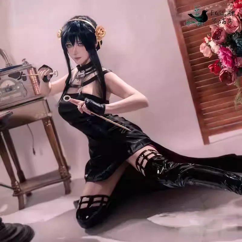 Premium Satin Cosplay Yor Forger - SPY x FAMILY
