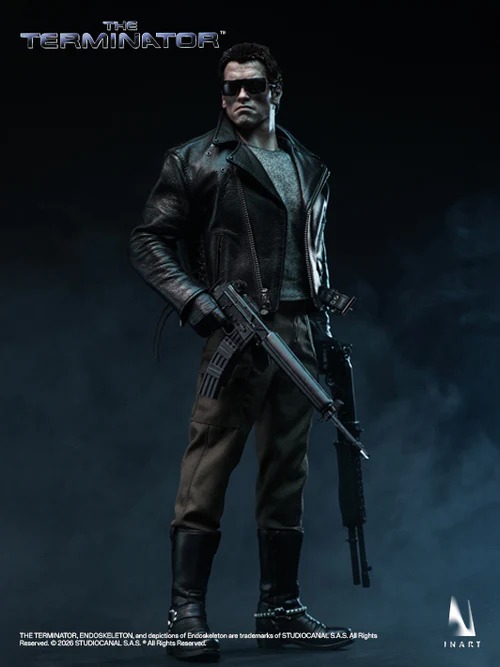 Action Figure 1/6 The Terminator: T-800 By Inart