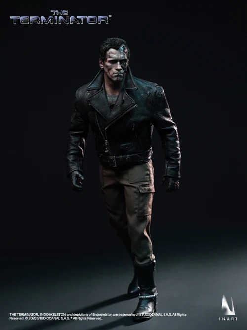 Action Figure 1/6 The Terminator: T-800 By Inart