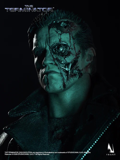 Action Figure 1/6 The Terminator: T-800 By Inart